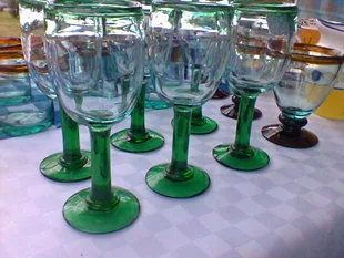 Copas vidrio soplado