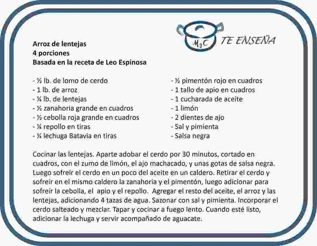 Recetas