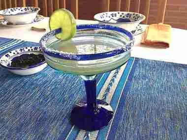 Copa margarita vidrio soplado