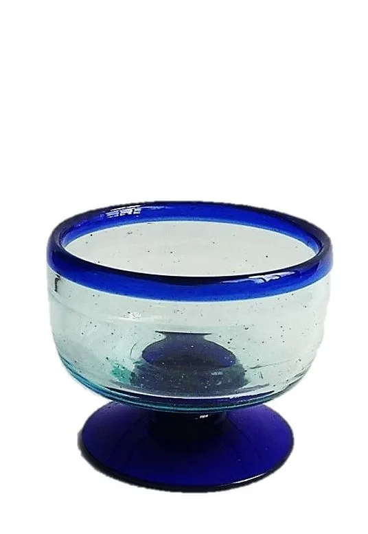 Copas postre vidrio soplado