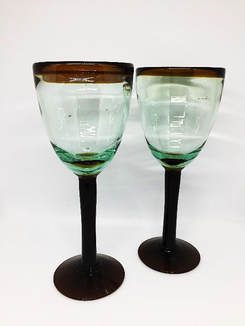 Copas vidrio soplado