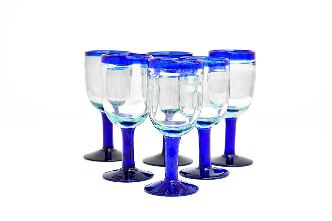 Copas vidrio soplado