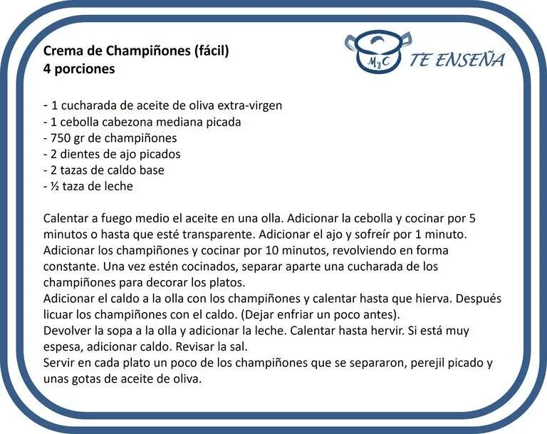 Recetas