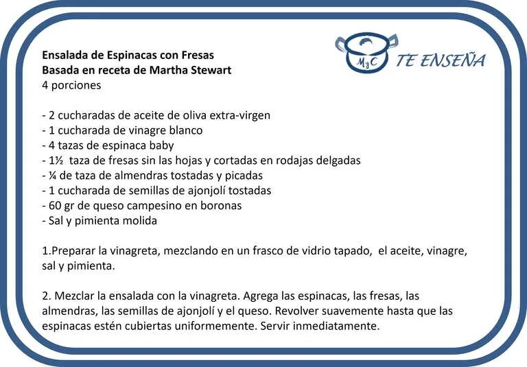 Recetas
