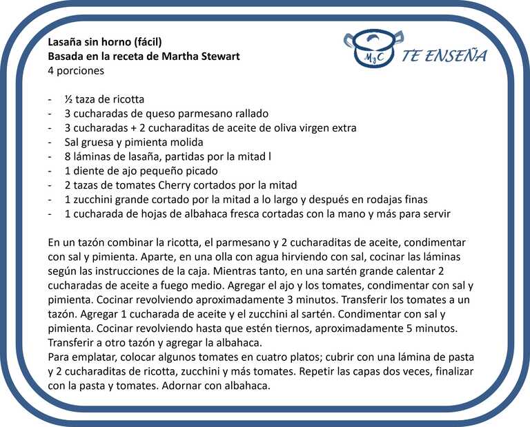Recetas