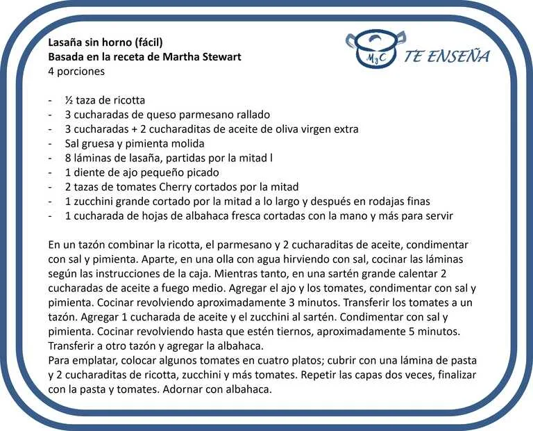 Recetas