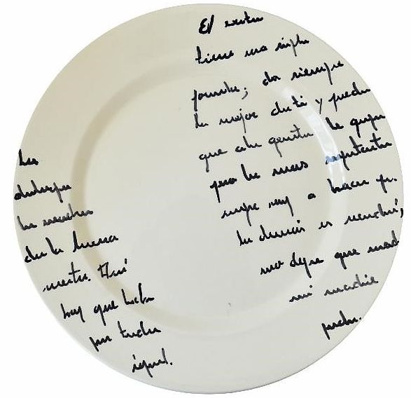 Plato cerámica Carmen de Viboral