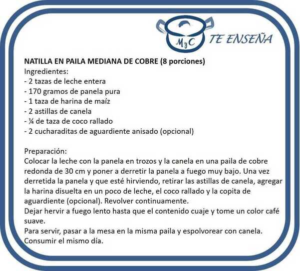 Natilla Navidad