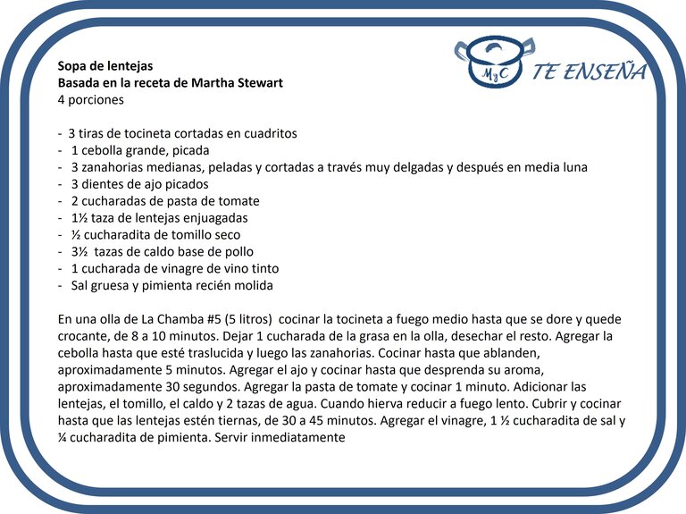 Recetas