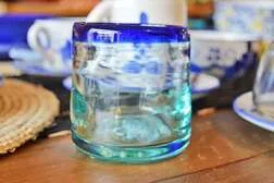 Vasos vidrio soplado