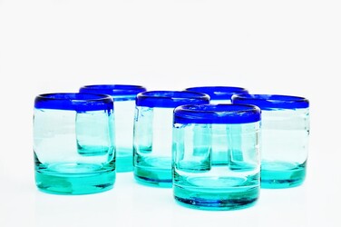 Vasos vidrio soplado