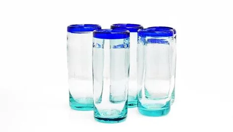 Vasos vidrio soplado